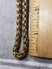 Beautiful Vintage Necklace Gold Tone Chain Thick Gift D26
