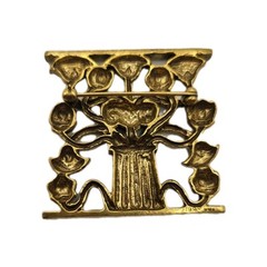 Metropolitan Museum of Art Gold Tone Tree of Life Signed MMA 1995 Pin Brooch