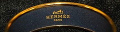 Rare Hermes Vintage Purple Duck Bangle Bracelet