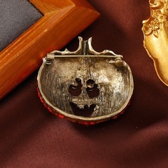 Halloween Humor Multi-leaf Pumpkin Ghost Pin Brooch Unisex Corsage Gift for Kids