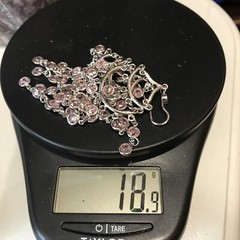 Vintage 925 Sterling Silver Pink Topaz Cubic Zirconia Earrings Stunning!