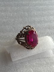 Rings silver 875 gold Plated Russian Soviet Silver vintage USSR old