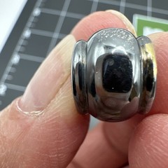 Suzanne Somers Silver 925 Chunky/Huggie Hoop Earrings in a Gun-Metal Grey Color