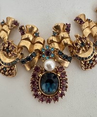Vintage Ciner Necklace – Wonderful, Colorful, Art Deco Hints, Excellent & Signed