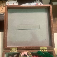 Lot of Vintage & Modern Costume Jewelry with Wooden Box Estate Junk Craft