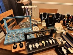Estate Jewelry LOT 320+ QVC Designer 925 Silver RINGS Earrings Necklace Bracelet