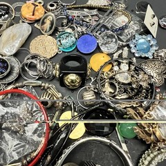 5 LB Junk Drawer Jewelry Lot Stuff Wear Repair Harvest vtg-now etc AS IS scrap Q