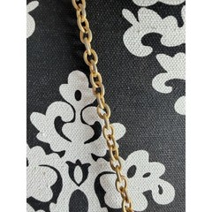 Estee Lauder Azuree Seashell Solid Perfume Pendant Necklace Gold Tone Vintage