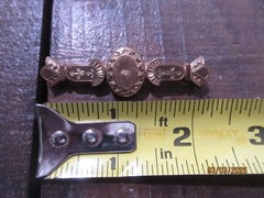 Antique Victorian Bar Pin Brooch Ornate Design 2 1/4″