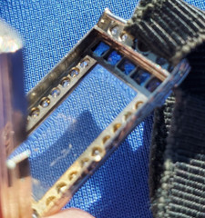 ORIGINAL Art Deco Raymond YARD Antique Diamond Sapphire Platinum Gatby era Watch