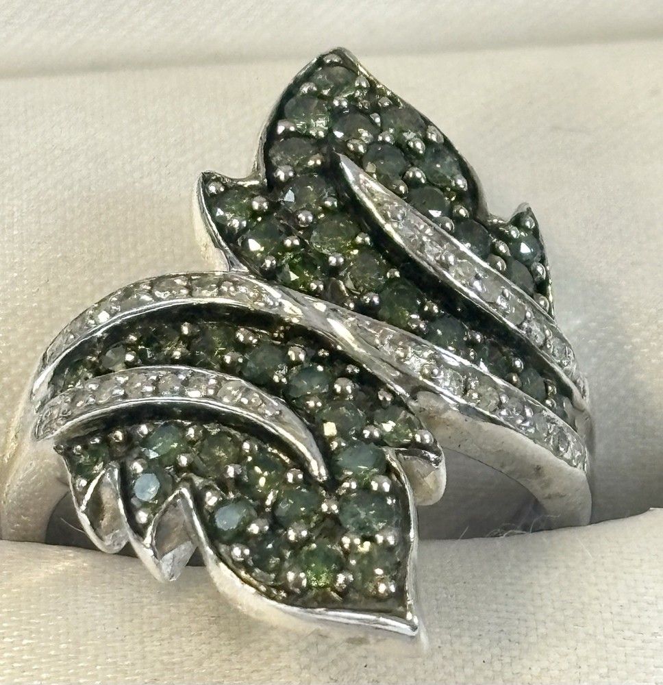 Vintage 925 Sterling Marcasite Wings Ring Size 7 1/8 18mm X 24mm Center