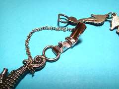 Antique 1920s Carl Schon Seahorse Sterling Silver Bracelet, 11,74 grams