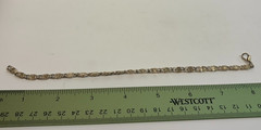 Vintage Bracelet Silver Tone Delicate Metalwork Links 7 inch