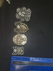 Vtg 90s Jane’s Angels of Love (AOL), Multi Tone Angel Pin/ Brooche Lot