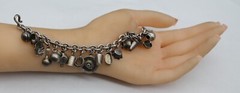 Antique 1920’s Mexico Sterling Silver Chain Bracelet (pre-Eagle marks) jingles