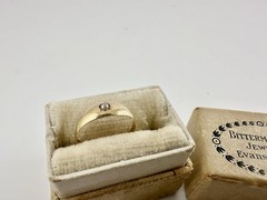 Antique Victorian 10k Gold Baby Starburst Ring Pendant Charm Seed Pearl Read