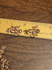 Lot Of 100 Matching Cherubs France Vintage 60s Brass Stampings Findings Jewelry
