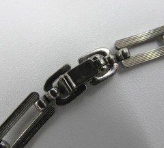 Classic Paperclip Chain Link 18″ Necklace Polished Silver Tone Vintage