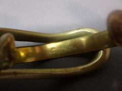 VINTAGE S C SAUSALITO CRAFTSWORKS BRASS FLORAL DESIGN CUFF BRACELET – ANCHOR