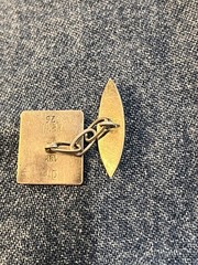18 Kt 925 Sterling PERU Cufflink Or Pendant