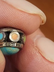 Vintage Sterling Silver Multistone Pendant