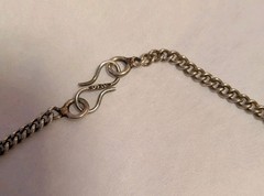 Vintage Pink Topaz Sterling Silver Necklace