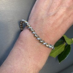 Vintage Saint Marco Bracelet Estate Fine Jewelry Pre-Owned Sterling Silver Italy