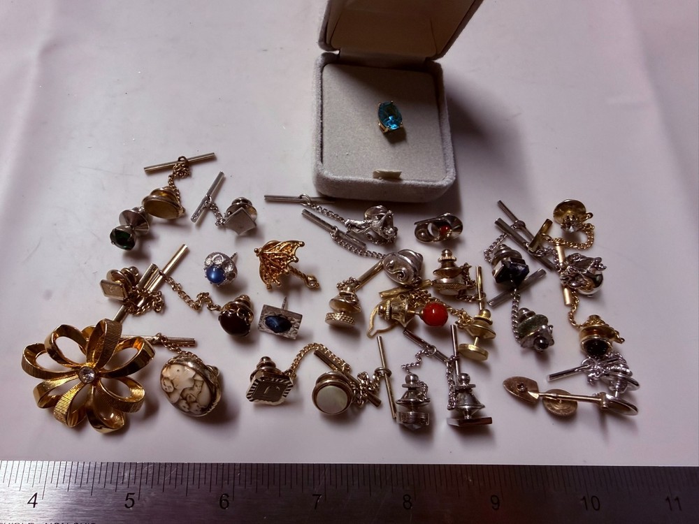 Collection Lot Amazing Variety Vintage + Modern Tie Tacks #Decoration – V13