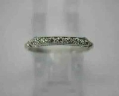 1Ct Round Art Deco Style Lab Created Diamond 14k White Gold FN Ring Engagement