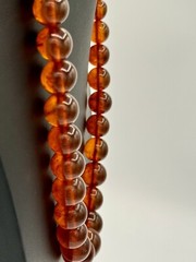 Antique Vintage Estate Jewelry HONEY Cherry BALTIC AMBER NECKLACE 74+ Grams
