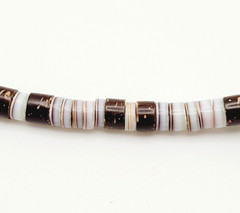 Southwestern USA Heishi Olive Shell Turquoise Stone Center Handcrafted Necklace