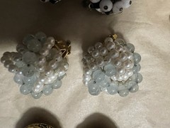 Lot Of 20 Retro Clip On Earrings with assorted Metals And Styles