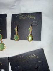 NOS Vintage 2000s Birch Hill Earrings Lot 5 Pairs Swarovski Crystal Y2K Boho