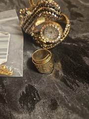 Grandma’s Jewelry Costume Jewelry Lot With Gold