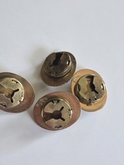 Vintage Jeweled Button Covers Set Of 4 Fun 80s Accessories
