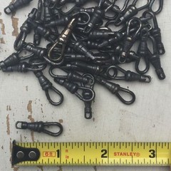 Vtg Lanyard Necklace Bronze Tone Chain 29″ Charm Holder Men Unisex
