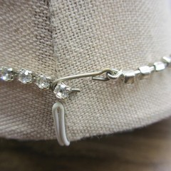Vintage Rhinestone Necklace Wedding Special Occasion Choker 24 Inch