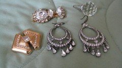 Vintage Lot Stamped Jewelry Carolee, Italy Nice Clasp,Swarovski NICE LOT