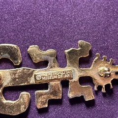 Signed MMA Tolima Figure Pre Columbian Brooch Pin