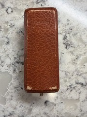 Rare Antique Leather Stick Pin Presentation Box Jewelry Case Germany
