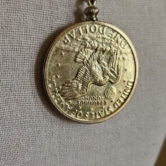 United States Liberty One Dollar 1974 Coin Necklace