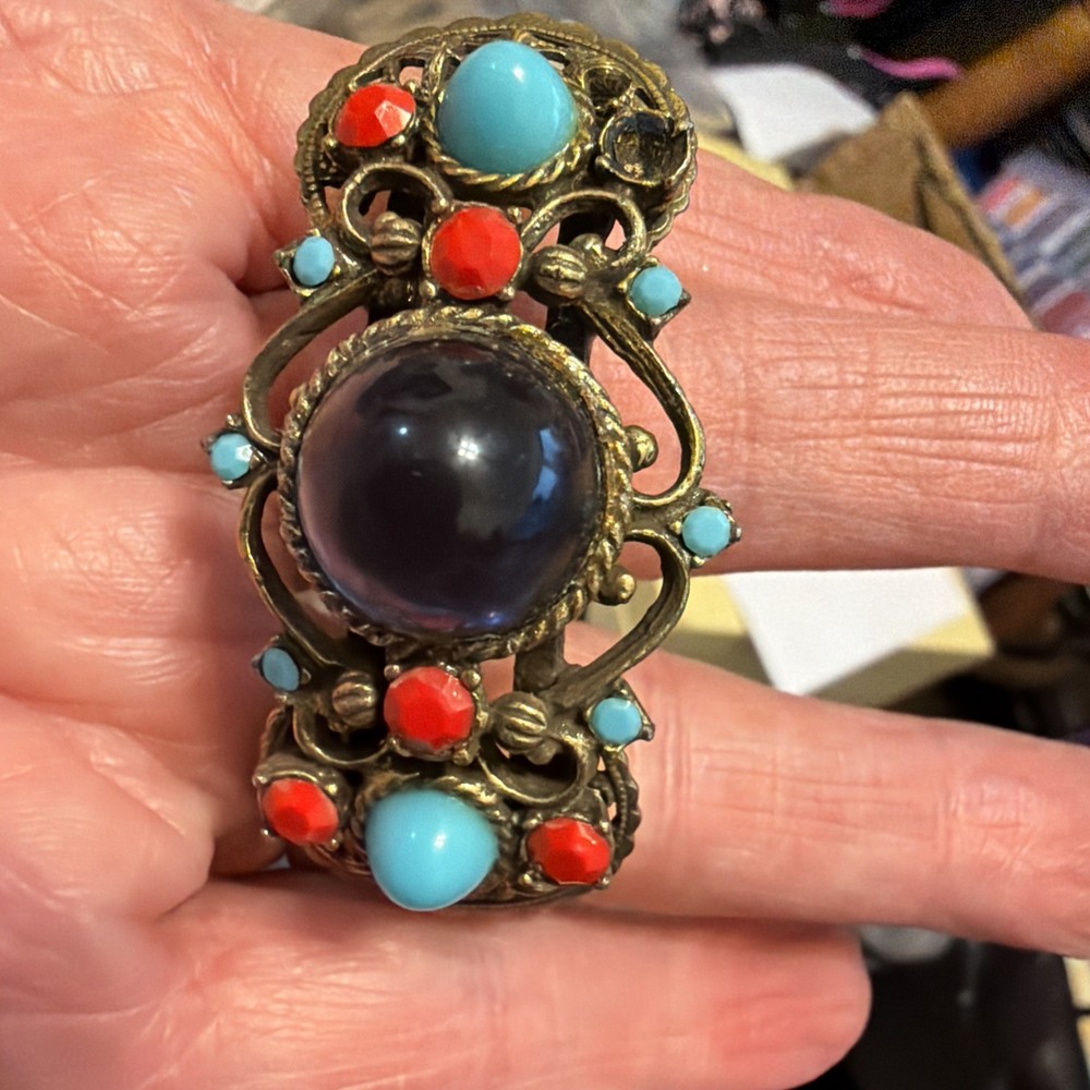 Vintage Art Deco Style Czech Or American Costume Jewelry 1930s-1950s