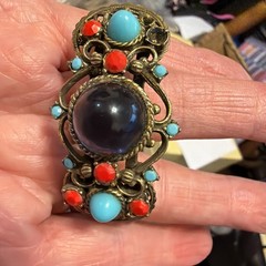 Vintage Art Deco Style Czech Or American Costume Jewelry 1930s-1950s
