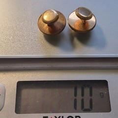 Shirt Studs Collar Stud Cufflinks 14k Gold Plated Very Fine Repouse Nautilus