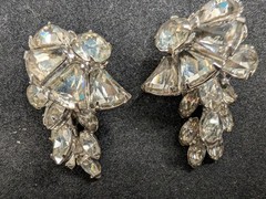 Vintage Lot Of Eisenberg Jewelry -All Signed Rhinestones Assorted Sizes