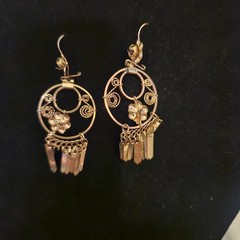 Vintage Gold Tone Earrings