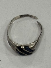VTG Sodalite Sterling Silver 0.925 Men’s pinky