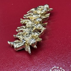 Vintage Edgar Berebi Limited Edition 6 All n A Row Angel child Brooch