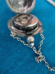 ANTIQUE SILVER VICTORIAN CHATELAINE – 4 ACCESSORIES – Monogram