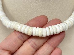 Vintage Puka Shell Necklace 18.5″ Surfer Hawaiian 10mm 83 grams